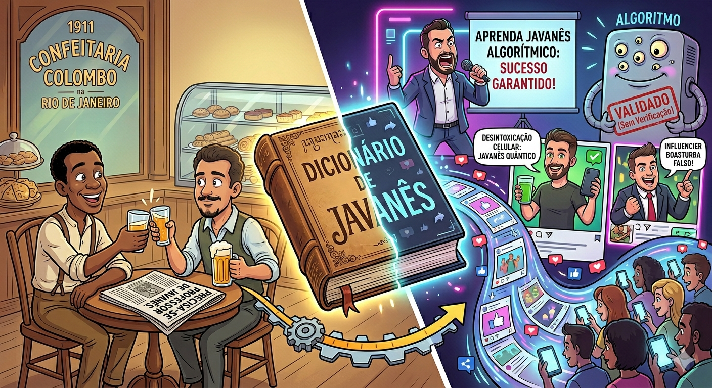 E se “O homem que sabia javanês” vivesse hoje?